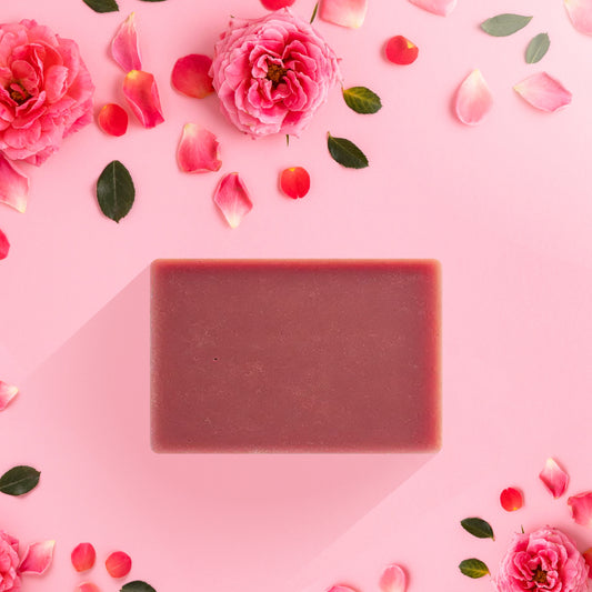 Satvaveda Rose Goatmilk Soap – Glowing Skin Formula, Handmade & Paraben-Free – 100g